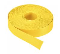 sourcing map Correa plana de nailon de 1 pulgada, 15 yardas, color amarillo para mochila, correa de carga, portaequipajes