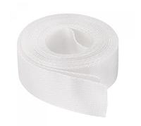 sourcing map Correa plana de nailon en pulgadas para mochila, portaequipajes, White