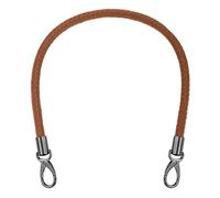 sourcing map Correa trenzada de piel sintética para bolso, correa de repuesto para bolso de mano, bolsa de axilas, marrón claro, 25 Inch