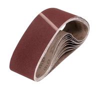 sourcing map Correas de lijado de 100 mm x 915 mm, 12 unidades, grano 150, lijadora, lijadora, lijadora, para carpintería, pulido de metal, afilador de cuchillos