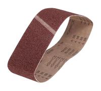 sourcing map Correas de lijado de 76 mm x 610 mm, 1 pieza de grano 36 de óxido de aluminio abrasivo para carpintería, pulido de metal, afilador de cuchillos