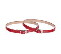 sourcing map Correas de tacón alto para zapatos, correas de tobillo desmontables, Red, 28.5 x 0.75 cm/11 x 0.3 inch