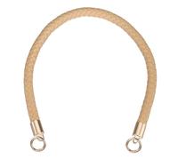 sourcing map Correas trenzadas para bolso, asas de cuero sintético trenzado, correa de repuesto con hebillas de resorte, caqui, Talla única