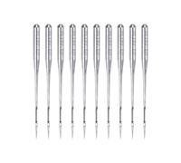 sourcing map Coser Máquina Agujas DCX1 Industrial Overlock Remalladora Aguja Tamaño 70/10 10uds