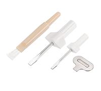 sourcing map Coser Máquina Reparación Kit Incluye Hilo Extracción Herramienta Limpieza Cepillo Destornillador, 4uds