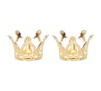 sourcing map Cristal Bola Pantalla Soporte Huevo Soporte Aleación Vidrio Bola Soporte Pantalla 1.14 Pulgadas Dorado Tono para Cristal Bola Pantalla Decoración Paquete de 2