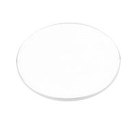 sourcing map Cristal de zafiro para reloj, redondo, plano, 33 mm de diámetro, 1,5 mm de grosor, transparente