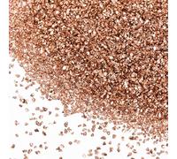 sourcing map Cristal triturado para arte de resina, 150 g, pequeñas virutas gruesas metálicas irregulares, pequeñas piezas de vidrio triturado roto con purpurina para manualidades, relleno de jarrón