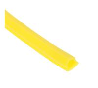 sourcing map Cubierta de ranura de perfil de aluminio, sello plano, amarillo, 10 m, 6 mm, serie 2020 para accesorios de impresora 3D, paquete de 1