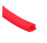 sourcing map Cubierta de ranura de perfil de aluminio, sello plano, rojo, 10 m, 6 mm, serie 2020 para accesorios de impresora 3D, paquete de 1