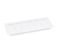 sourcing map Cubierta de Rejilla de Ventilación para Conductos de Aire, 1 Unidad de 250 X 80 mm- Cubierta de Rejilla de Ventilación de Malla de Aleación de Aluminio (Blanco)