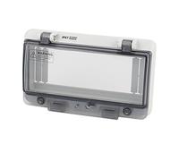 sourcing map Cubierta del Interruptor disyuntor Resistente al Agua Clara posición 8 Caja de distribución