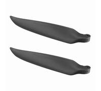 sourcing map Cuchillas de repuesto para hélice RC Glider, 11 x 8 pulgadas, hélice plegable a control remoto, piezas de nailon para spinner D28-D48 mm RC Glider Airplane Prop Replacement (negro, 1 par)