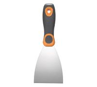 sourcing map Cuchillo de masilla de acero inoxidable de 3 pulgadas, raspador de pintura flexible para reparación de paneles de yeso, cuchillo de barro para quitar papel tapiz de cemento, cinta