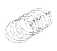 sourcing map Cuerdas para Guitarra, Accesorios Guitarra Acústica, 85 cm de alto, 1ª cuerdas, cálidas, brillantes, tono equilibrado, paquete de 10