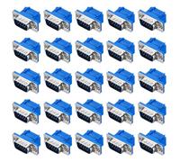 sourcing map D-sub Connector DB9 IDC - Conector de crimpado macho de 9 pines y 2 filas macho de puerto serie para equipos mecánicos CNC computadoras, paquete de 25