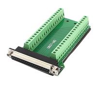 sourcing map DB37 D-SUB Hembra 37pin Terminal Breakout placa PCB Rosca Adaptador