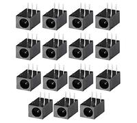sourcing map DC-003 Conector de Enchufe Hembra de 3 Pines Conector de Enchufe Hembra de 3 Clavijas de 3,5 mm x 1,0 mm 15pcs