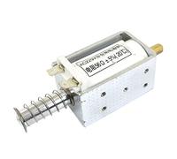 sourcing map DC 220V 3A 3Kg Marco Abierto De Vaivén Electroimán Actuador