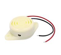 sourcing map DC 3V-24V 2-Cabled Miniatura Continuo Sonido Electrónico Alarma Zumbador Beep