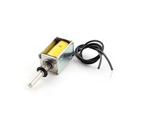 sourcing map DC 4,5V 40g/2mm Marco Abierto Actuator Línea Mini Empuje Tiración Solenoide Electromagnético