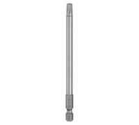 sourcing map Destornillador de cabeza Torx T30 de 1/4 de pulgada, vástago hexagonal de 4.3 pulgadas de largo, magnética, sin agujero, a prueba de manipulaciones, 6 puntos, destornillador de estrella
