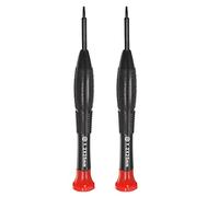 sourcing map Destornillador de Estrella de Precisión 2uds, Cabeza Torx de 5 Puntos 1,2mm, Tapa Giratoria Mango de Plástico Antideslizante para Reparación de Teléfono Reloj Gafas Electrónica