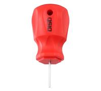 sourcing map Destornillador hexagonal pequeño de 2 mm y 80 mm de longitud, cabeza magnética de acero S2, destornillador hexagonal métrico de cabeza plana con mango antideslizante para espacios