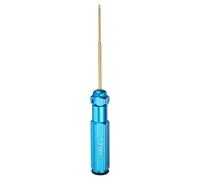 sourcing map Destornillador hexagonal RC de 1,3 mm, mini destornillador hexagonal de titanio, herramienta de reparación para modelos RC de coche, helicóptero y barco, azul