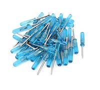 sourcing map Destornillador Phillips De Cabeza Transversal De 2mm Punta 45mm De Longitud De Empuñadura De Plástico 50Pcs