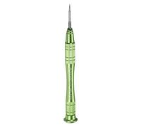 sourcing map Destornillador Torx de precisión T2 x 25 mm, estrella magnética de 6 puntos, mini destornillador estilo bolígrafo con mango antideslizante para gafas, reloj, laptop, electrónico, verde