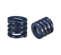 sourcing map Die Spring, 2pcs 30mm OD 30mm Largo Espiral Estampación Luz Carga Compresión Muere Muelles Para Impresora 3D Parte Eléctrica, Azul