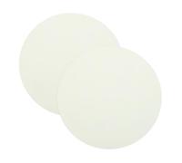 sourcing map Difusor de pantalla redonda de 7.1 pulgadas, antideslumbrante, cubierta de tela para lámpara de escritorio, luz de mesa, foco de luz descendente, blanco cálido, 2 piezas