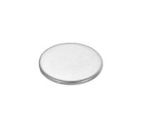 sourcing map Disco de acero inoxidable, 10 mm de diámetro x 1,5 mm de grosor, etiquetas redondas de metal para grabado, etiquetas, manualidades, paquete de 110 unidades