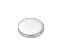 sourcing map Disco de acero inoxidable, 10 mm de diámetro x 2 mm de grosor, etiquetas redondas de metal para grabado, etiquetas de nombre, 110 unidades