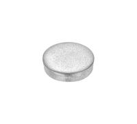 sourcing map Disco de acero inoxidable, 10 mm de diámetro x 3 mm de grosor, etiquetas redondas de metal para grabado, etiquetas de nombre, 110 unidades