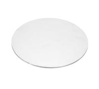 sourcing map Disco de acero inoxidable de 150 x 3 mm, etiquetas circulares de metal en blanco, placa circular redonda para manualidades, estampado de metal, lijado, grabado láser y fabricación de