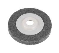sourcing map Disco pulidor de fibra de nailon de 4 pulgadas rueda pulidora para amoladoras angulares