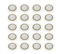 sourcing map Discos piezoeléctricos de 12 mm Pastilla acústica de Transductor, Zumbador de elementos para Batería y Guitarra 20 unidades