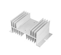 sourcing map Disipación de SSR con disipador de calor de aluminio para relé de estado sólido monofásico 10A-100A
