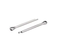 sourcing map Dividido Chaveta Pasador, Inoxidable Acero Clips Sujetador Accesorio para Automoción, Mecánica 2 mm x 20 mm