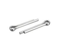 sourcing map Dividido Chaveta Pasadores Inoxidable Acero Clip Sujetador Accesorio para Auto Mecánica 5 mm x 25 mm