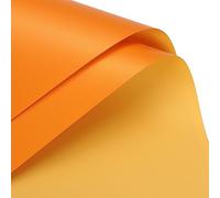 sourcing map Doble Cara Color Flor Envoltorio Papel Amarillo 22.8"x22.8" Impermeable para Florista Ramo Suministros, Bricolaje Artesanías, Regalo Caja Embalaje Paquete de 10