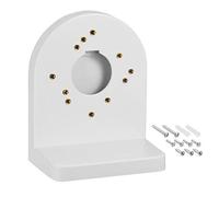 sourcing map Dome Cámara soporte de montaje para interior al aire libre ABS soporte de la cámara con tornillos 65mm altura para el hogar sistema de vigilancia