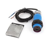 sourcing map E30-R4PA PNP NO 3-Alambres 1-4m Sensor Foto electrónico Conmutador DC 10-36V w Reflector