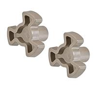 sourcing map Eje Acoplador de Soporte de Rodillo Giratorio para Horno Microondas Reemplazo 5 mm x 7 mm 2uds
