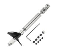 sourcing map Eje de transmisión W Hélice universal, eje de 100 mm de largo, manga de 50 mm, hélice de acero inoxidable de 36 mm, paleta de 2 palas para eje de motor de 3,17 mm, kit de montaje de