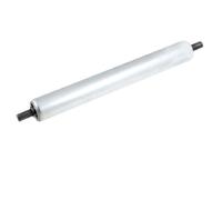 sourcing map El paquete de papel para Carboon acero rodillo tansportador de 25 mm x 200 mm