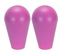sourcing map Ellipse Oval Joystick Head Rocker Ball Top Handle Arcade Game DIY Parts Replacement Purple 2Pcs