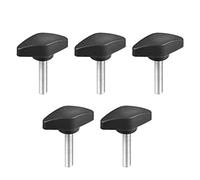 sourcing map Empuñadura de sujeción gripandles tornillo perillas empuñaduras m6 x 30 mm rosca en forma de t 5pcs
